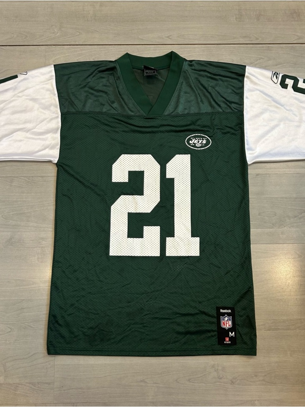 Ladanian Tomlinson Reebok Team Apparel NFL Football Jersey NY Jets Men’s M Green